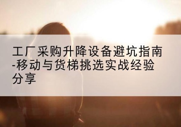 夷陵移动式升降机怎么选-工厂采购升降设备避坑指南-移动与货梯挑选实战经验分享