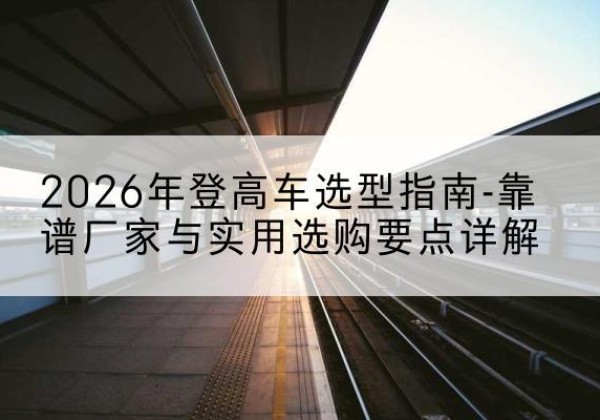 夷陵登高车厂家推荐-2026年登高车选型指南-靠谱厂家与实用选购要点详解